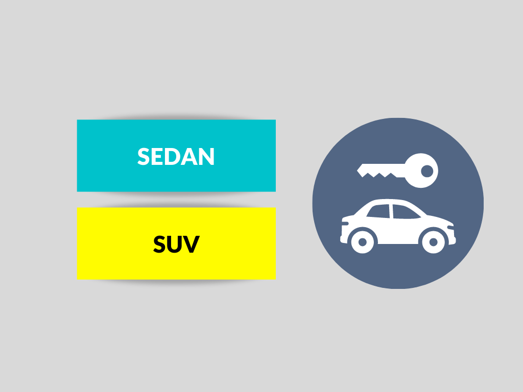 Differences between SEDAN and SUV
