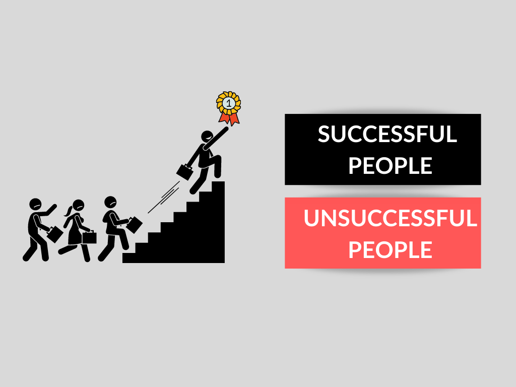 Successful people vs Unsuccessful people