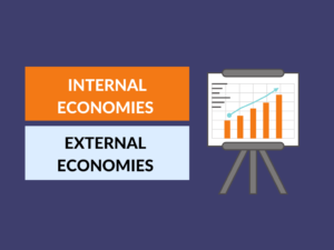 difference between internal economies and external economies