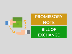difference between promissory note and bill of exchange