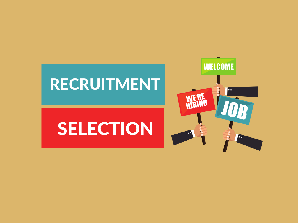 difference between recruitment and selection