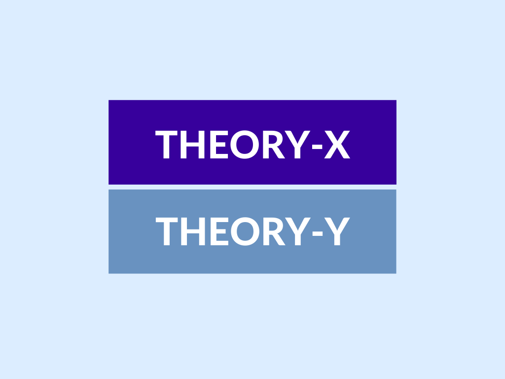 Difference between theory-x and theory-y