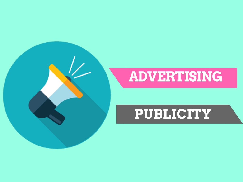 advertising and publicity