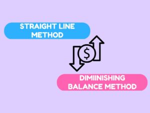 straight line method and diminshing balance method