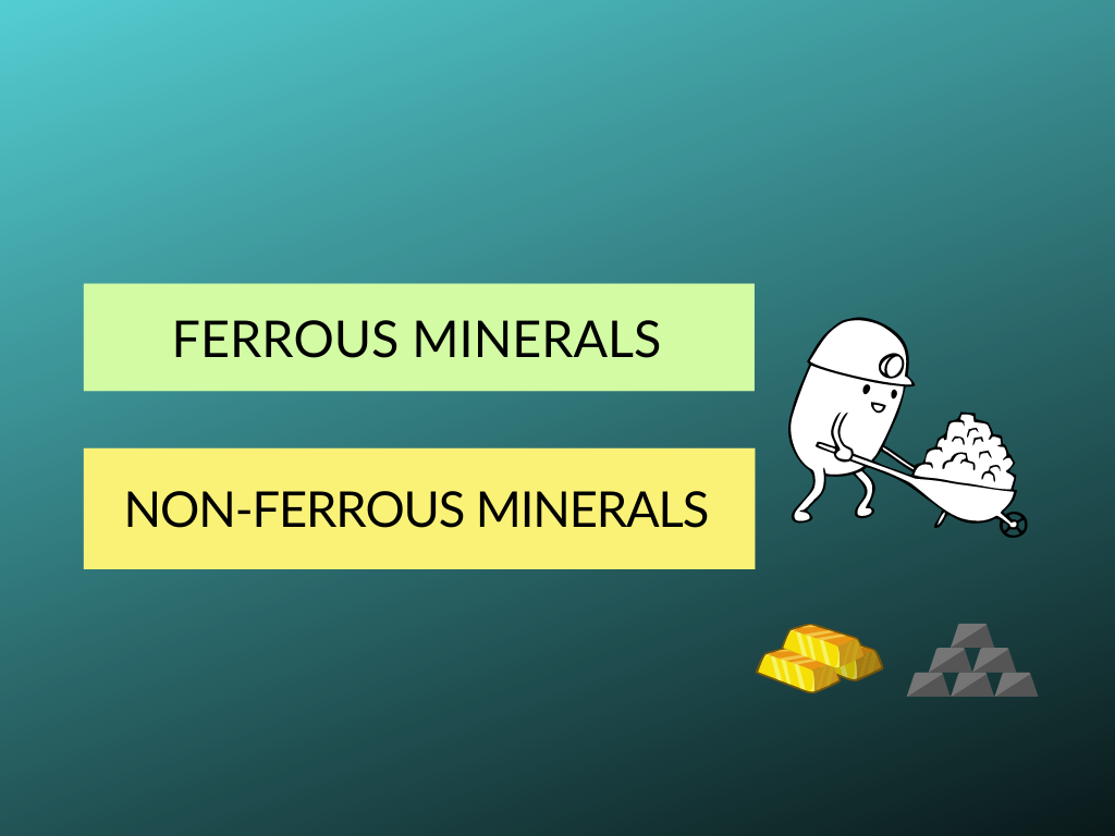 DIFFERENCE BETWEEN FERROUS MINERALS AND NON FERROUS MINERALS