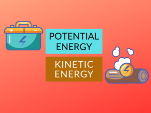 POTENTIAL ENERGY vs KINETIC ENERGY