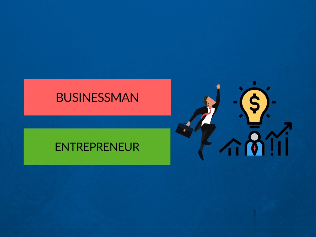 Difference between Businessman and Entrepreneur
