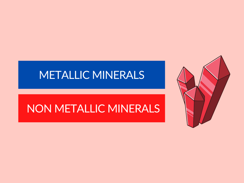 Difference between Metallic and Non-Metallic Minerals