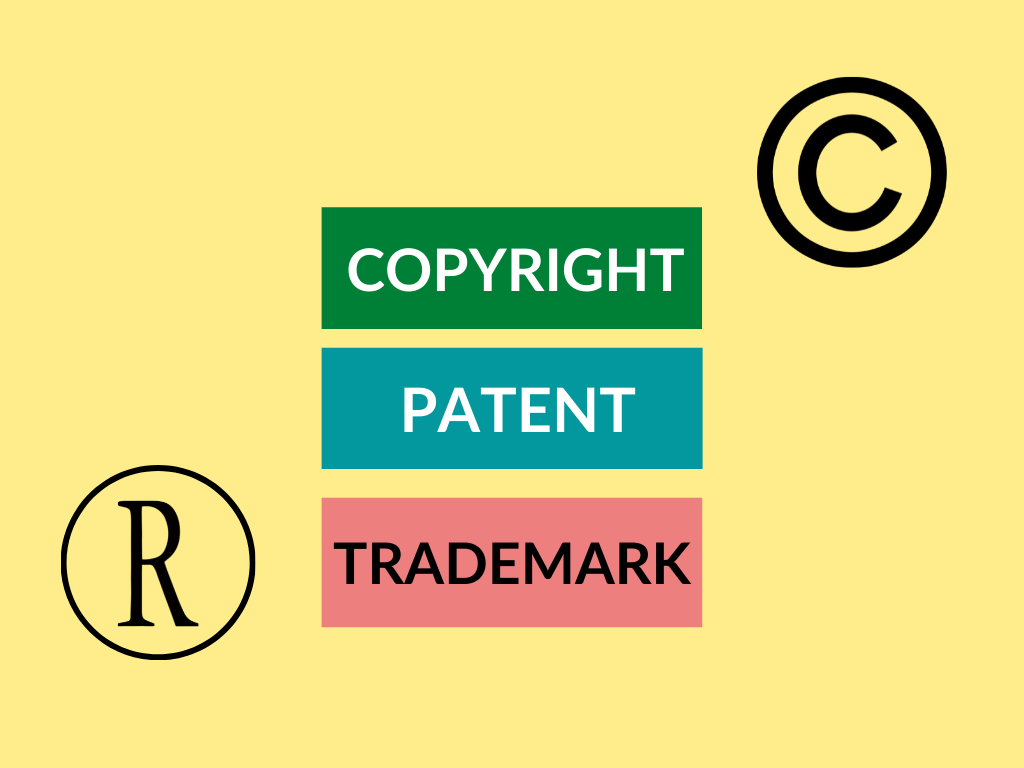 Difference between Copyright, Patent, Trademark
