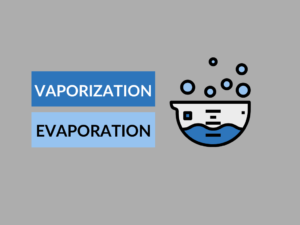 Difference between Vaporization and Evaporation