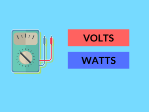 Difference between volt and watt