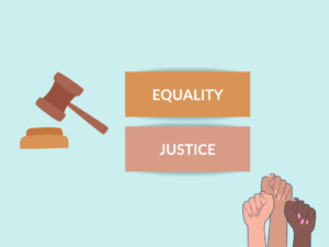 DIFFERENCES BETWEEN EQUALITY AND JUSTICE