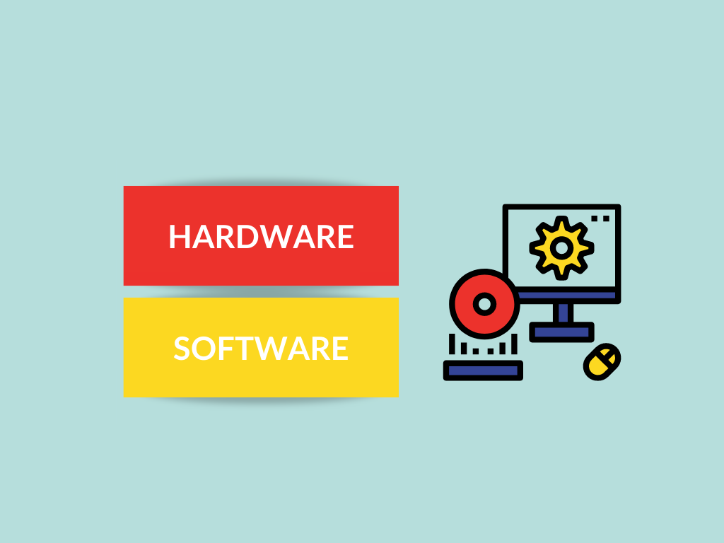 DIFFERENCES BETWEEN HARDWARE AND SOFTWARE