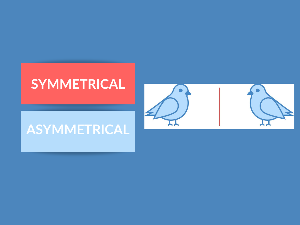 DIFFERENCES BETWEEN SYMMETRICAL AND ASYMMETRICAL