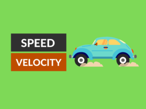 difference between speed and velocity