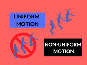 difference between uniform motion and non uniform motion