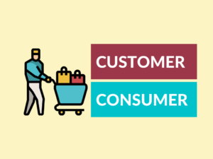 differences between customer and consumer