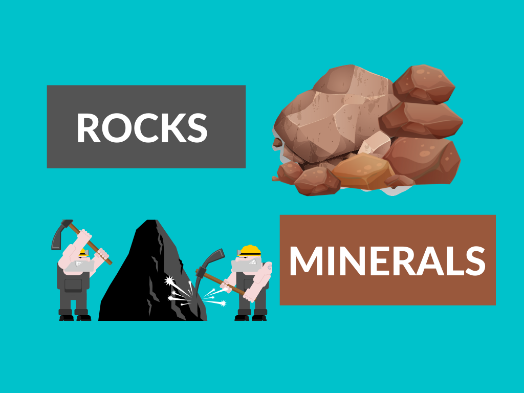 differences between rocks and minerals