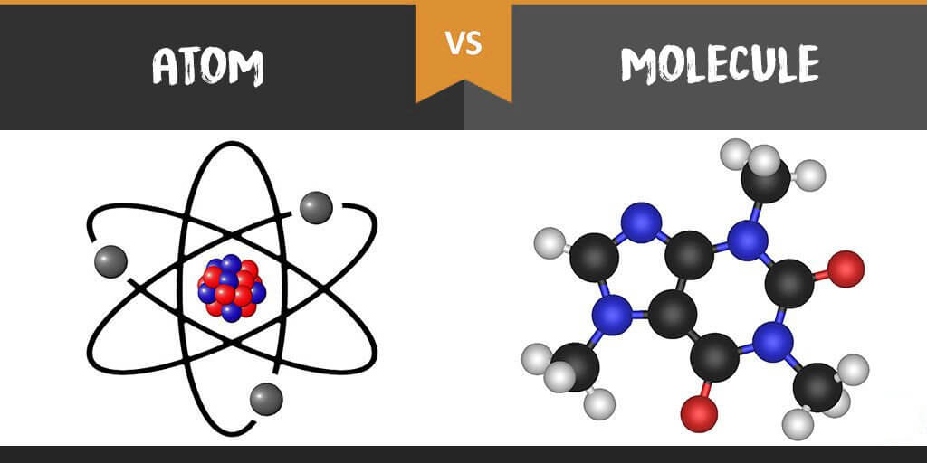 Difference between Atoms and Molecules