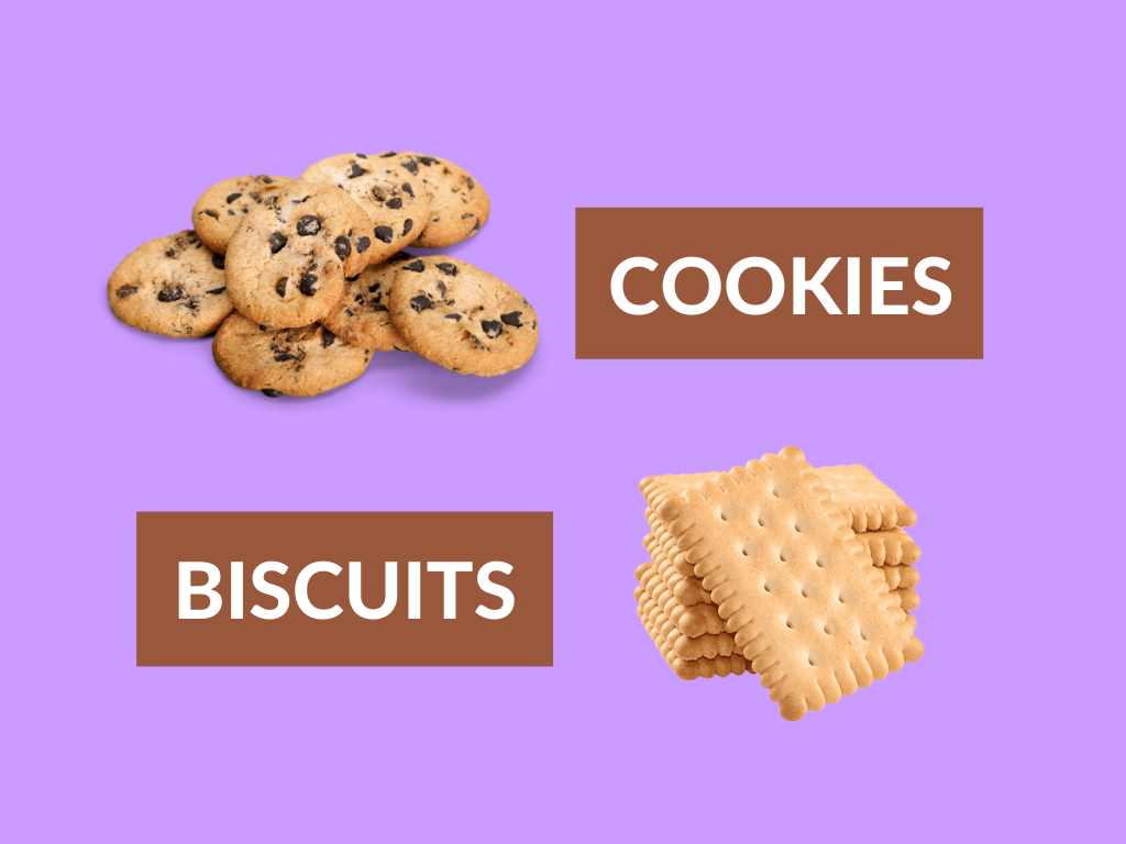 Difference between Cookies and Biscuits