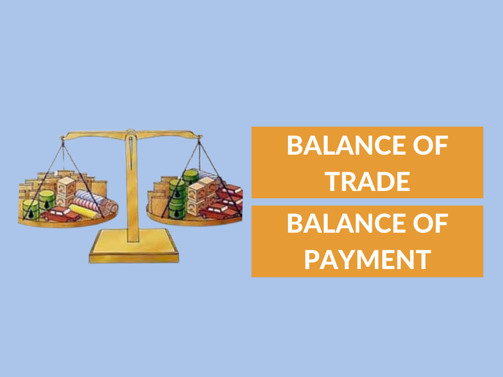 difference between balance of trade and balance of payment