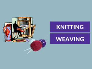 Difference between Knitting and Weaving
